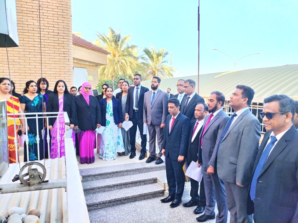 Embassy of Sri Lanka in Kuwait officially commenced work for the New